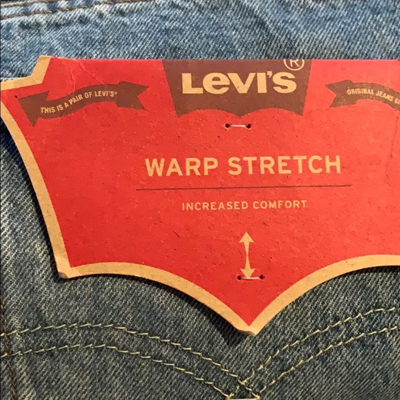 NEW Levis 513 Slim Straight Distressed Jeans 32/30 - Picture 7 of 8